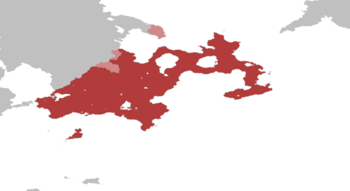 The Remillian Empire at its greatest extent, AD 123.