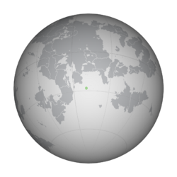 Location of Sagolsh (green) on a globe.