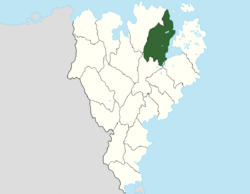 Location of Poissac within Gagium