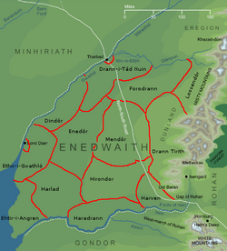 Enedwaith and its Districts