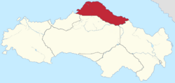 Location of the Orange Province in Satavia