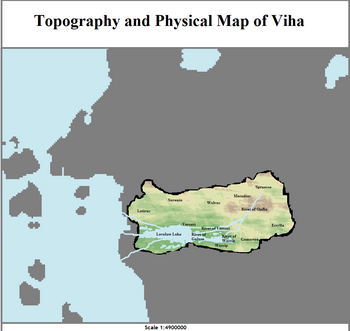 Topographic map of Viha (Click image to view full size)