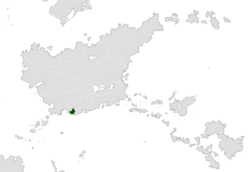 Location of Thouthen (dark green), in Musgorocia