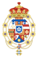 Arms of Her Royal Highness Prince Amelia, The Honourable Mrs. Emerton
