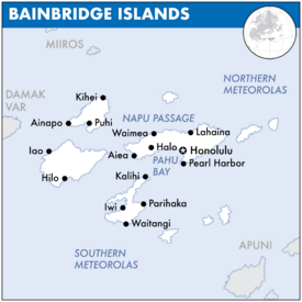 Map of Bainbridge Islands
