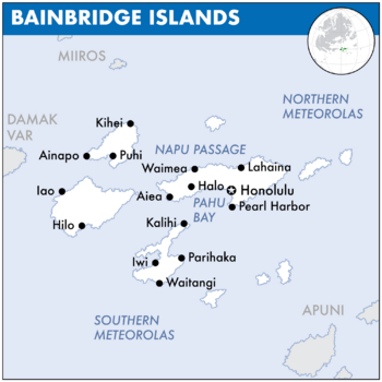 Map of Bainbridge Islands