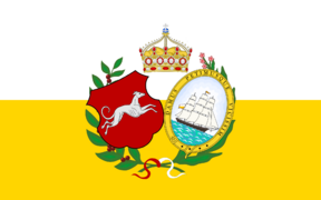 Flag of the United Kingdom of Ruttland and Aucuria (1693–1721)