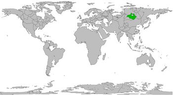 Location of Shwon in the World.