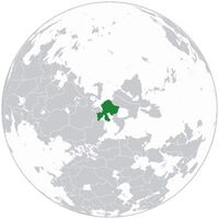 Location of The Cape Bay on a Globe