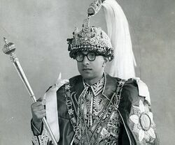 King Raju II on Coronation.jpg