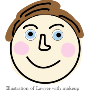 Lawyer with makeup because of televised .png
