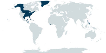 United States territory (dark blue)