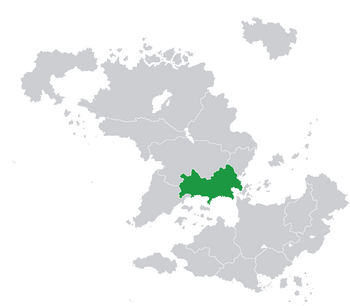 Marirana (dark green) in Asteria and in the Joint Defense Force (light green).