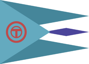 Flag of Ziroxian State of Tapferkeit.png