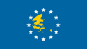 Flag of East Argic Union Oost-Argic Unie (Variot) Union de l'Argis de l'Est(Lysian) Ost-Argische Union(Alemannish) Unión Argic Oriental(Iverican)
