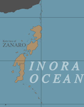 Official map of the Commonwealth of Zanaro