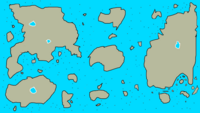 Map of the Planet of Adalida
