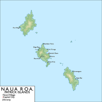 Location of Patrick Islands