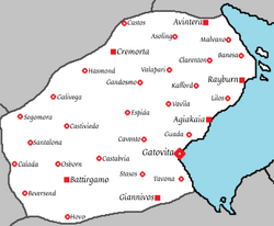 Map of Kingsland