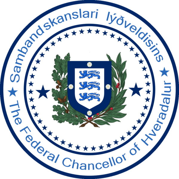 File:Emblem of the Chancellor of the Federal Republic of Hevadalur.png