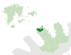 Newmarsh (dark green) in Maltropia (light green)