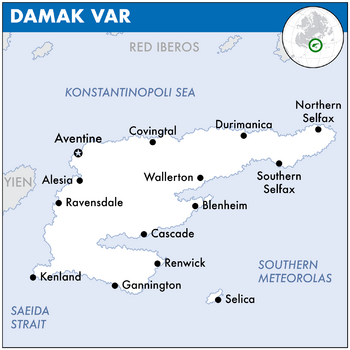 Map of Damak Var