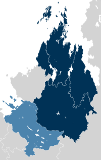 Telmerian Union members (blue) and associated partners (light blue)