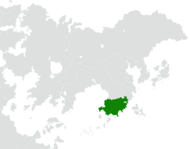 Location of Anachak Kang (green) in Ochran (grey)