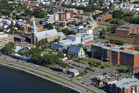 Part of the city of Rimouski in Willdavie