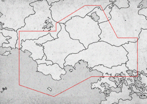 Map included in the accession agreement of Prei Meas into Shanghou