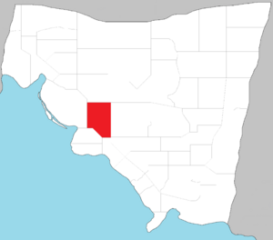 Map of West Monroe highlighting Wilkinson County