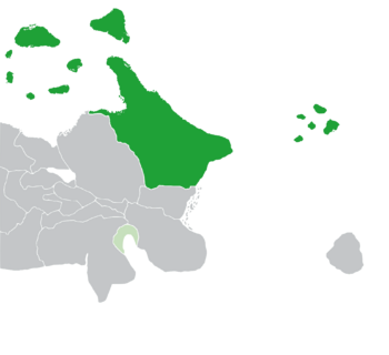 Location of Emerstari Proper on the Scanian Peninsula