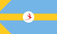 The official national flag of the Republic of Hubdova