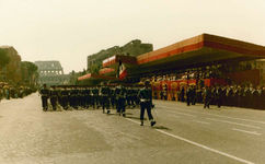 The military parading during the 1984 Festa della Reppublica as part of the bicentennial and restoration of democracy.