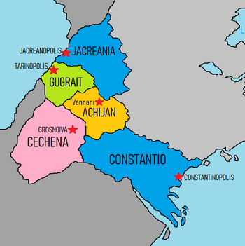 The nations located in the Chezian Corridor