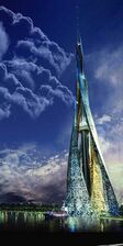 Render of Myoga Holdings Spire, ongoing project in Kitaizumi, Shijuku