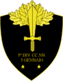 Emblem of the 3rd Blackshirt Brigade "3 Gennaio"