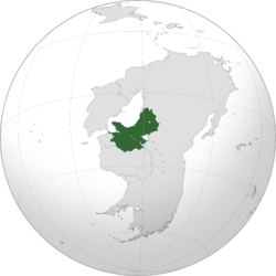 Location of Nadauro (dark green)