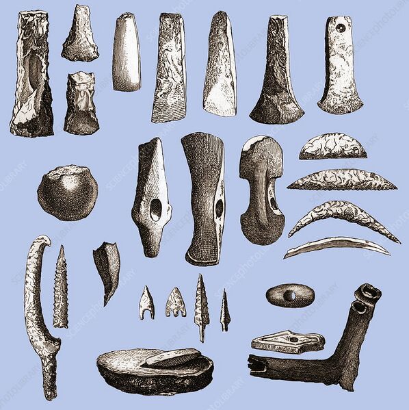 File:Prehistoric stone tools.jpg