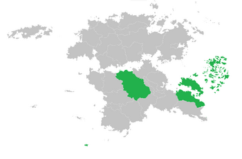 The Cacertian Empire at its greatest extent in 1905 under Empress Elliana.