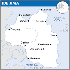 Map of Ide Jima