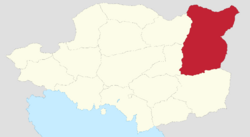 Location of Vosporođ within Luepola.