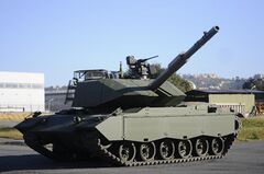 M60TE tank in display, 2019