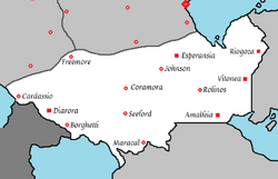 Map of Cunzava