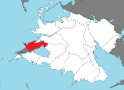 Location of Cayenne province in Zamastan.