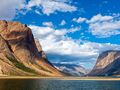 The Torngat mountains in Northern Labrador are home to many high mountains and steep fjords.
