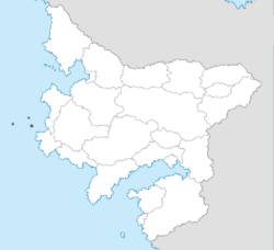 Map of Carloso with the Cadena Islands highlighted