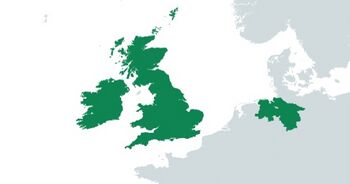 Location of UK / U.K.