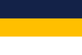 Flag of the Kathic Republic (1788-1815). The Republicans added a Amber stripe in the middle. Temporarily used during the Flag Convention of 1815-1816.