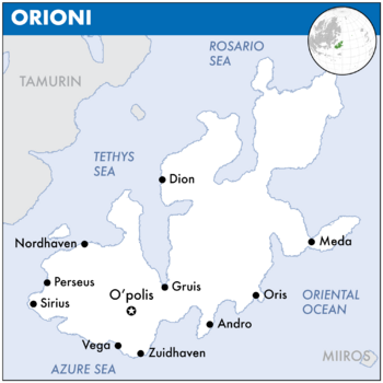 Map of Orioni